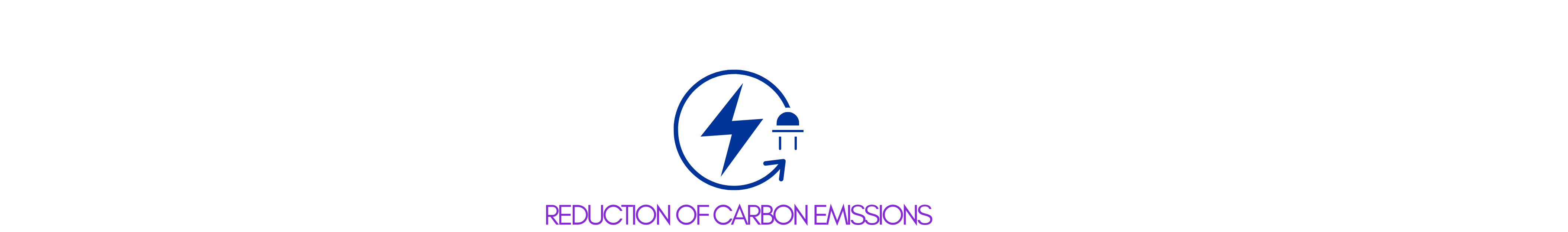 Reduction of Carbon Emissions Banner