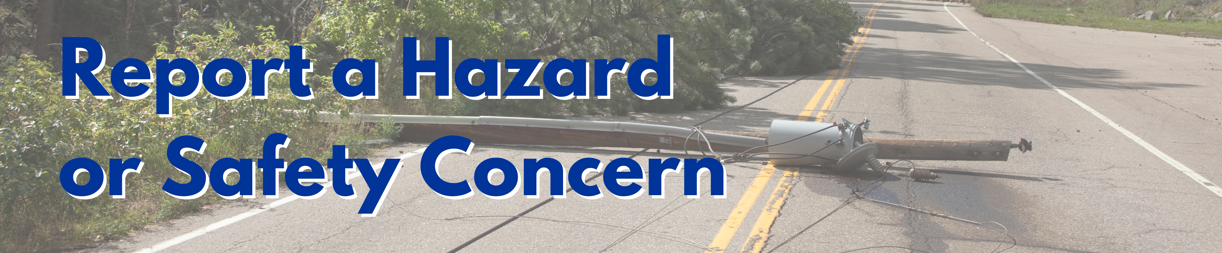 Safety Concern Banner
